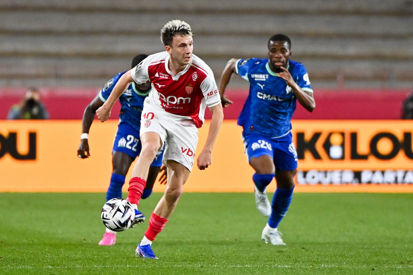 Монако — Марсель, результат матча 5 апреля 2026, счёт 2:1, 28-й тур Лиги 1 2025/2026
